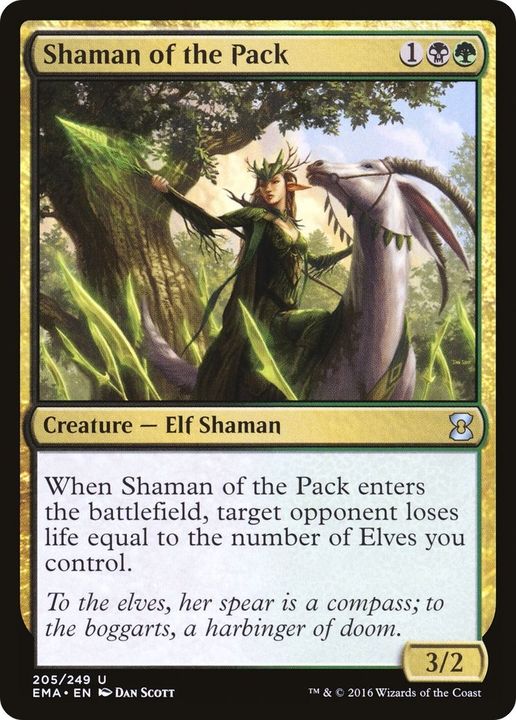 Shaman of the Pack in the group Magic the Gathering / Sets / Eternal Masters at Proxyprinters.com (58023)