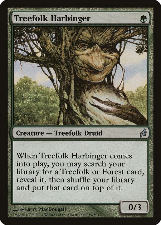 Treefolk Harbinger in the group Magic the Gathering / Types / Colors / Green at Proxyprinters.com (58033)