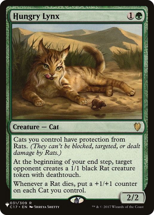 Hungry Lynx in the group Magic the Gathering / Types / Colors / Green at Proxyprinters.com (58059)