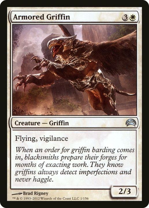 Armored Griffin in the group Magic the Gathering / Types / Colors / White at Proxyprinters.com (5807)