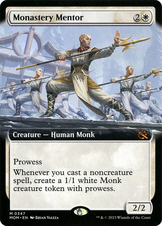 Monastery Mentor in the group Magic the Gathering / Types / Creatures / Human at Proxyprinters.com (58075)