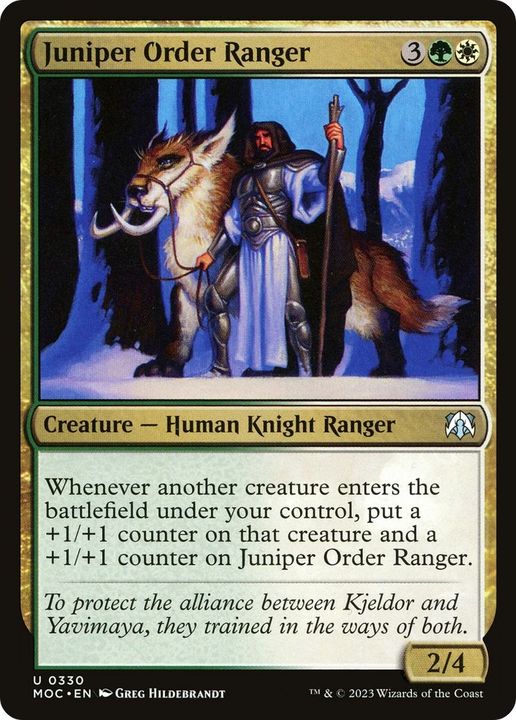 Juniper Order Ranger in the group Magic the Gathering / Sets / March of the Machine Substitute Cards at Proxyprinters.com (58102)