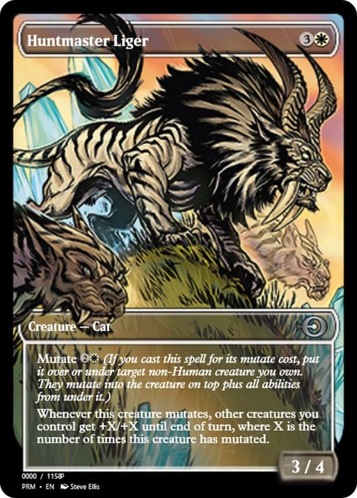 Huntmaster Liger in the group Magic the Gathering / Types / Colors / White at Proxyprinters.com (58103)