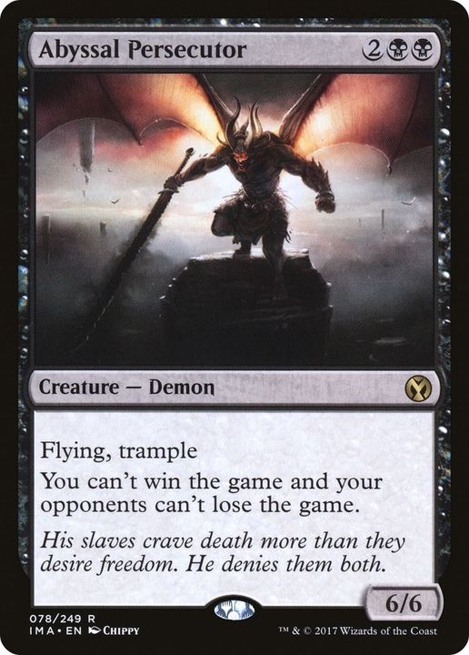 Abyssal Persecutor in the group Magic the Gathering / Types / Colors / Black at Proxyprinters.com (58106)