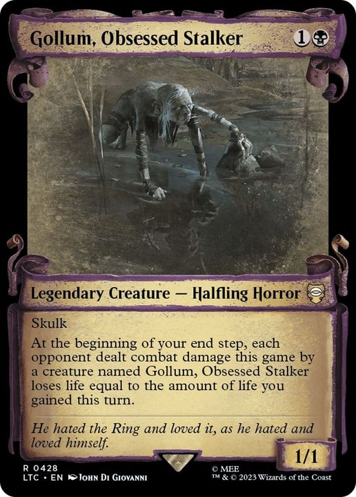 Gollum, Obsessed Stalker in the group Magic the Gathering / Sets / Tales of Middle-earth Commander at Proxyprinters.com (58108)