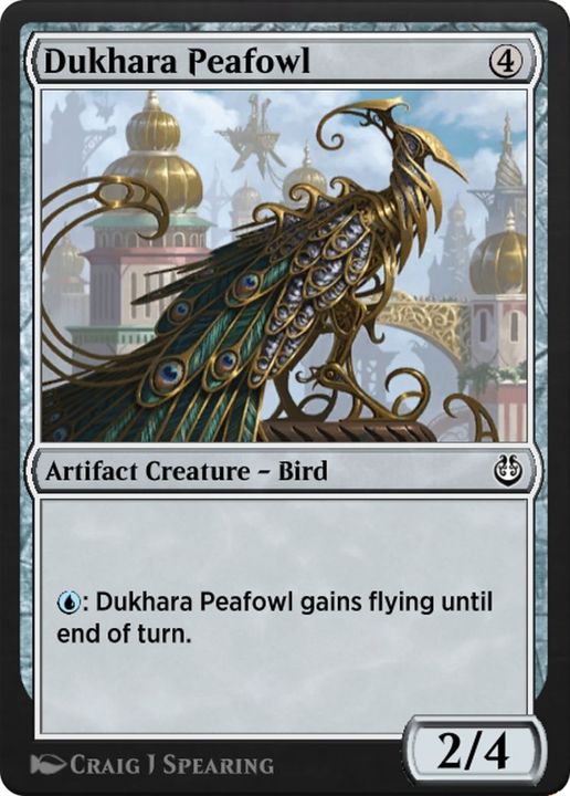 Dukhara Peafowl in the group Magic the Gathering / Sets / Kaladesh Remastered at Proxyprinters.com (58113)