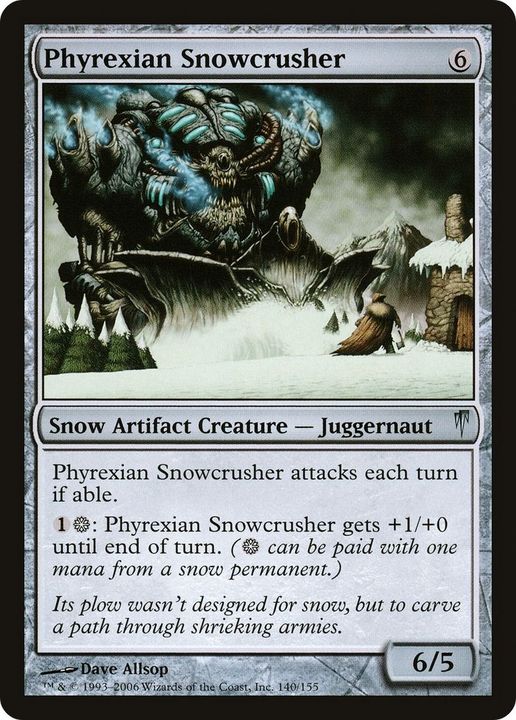 Phyrexian Snowcrusher in the group Magic the Gathering / Sets / Coldsnap at Proxyprinters.com (58129)