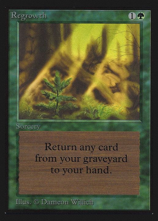 Regrowth in the group Magic the Gathering / Types / Colors / Green at Proxyprinters.com (58152)