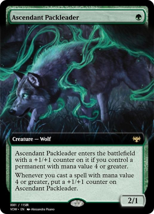 Ascendant Packleader in the group Magic the Gathering / Types / Colors / Green at Proxyprinters.com (58164)