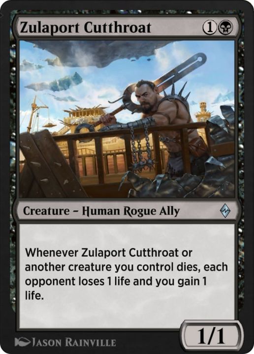 Zulaport Cutthroat in the group Magic the Gathering / Types / Creatures / Human at Proxyprinters.com (58215)