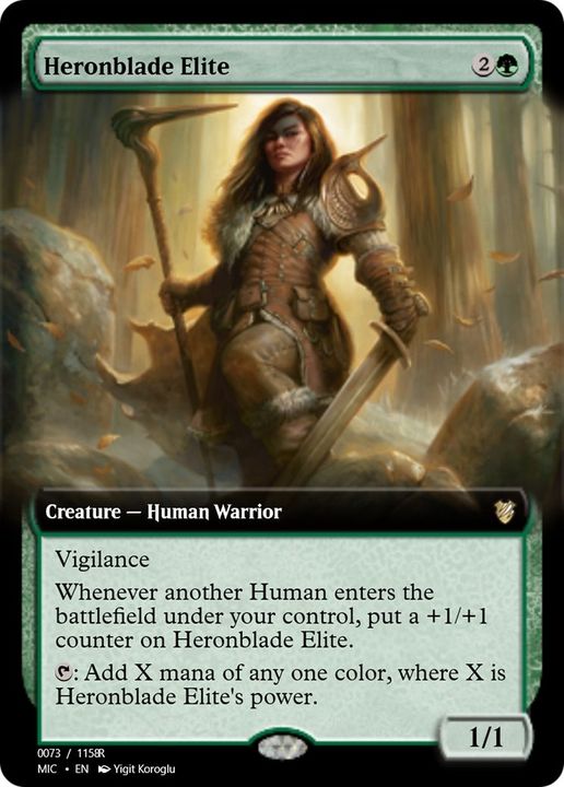 Heronblade Elite in the group Magic the Gathering / Types / Creatures / Warrior at Proxyprinters.com (5823)