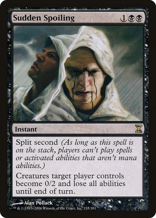 Sudden Spoiling in the group Magic the Gathering / Types / Colors / Black at Proxyprinters.com (58238)