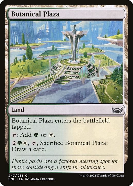 Botanical Plaza in the group Magic the Gathering / Types / Colors / Colorless at Proxyprinters.com (58240)