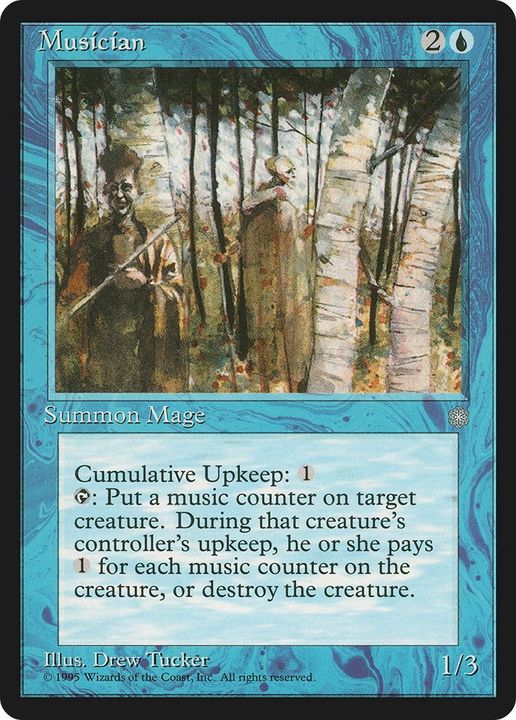 Musician in the group Magic the Gathering / Types / Creatures / Wizard at Proxyprinters.com (58243)