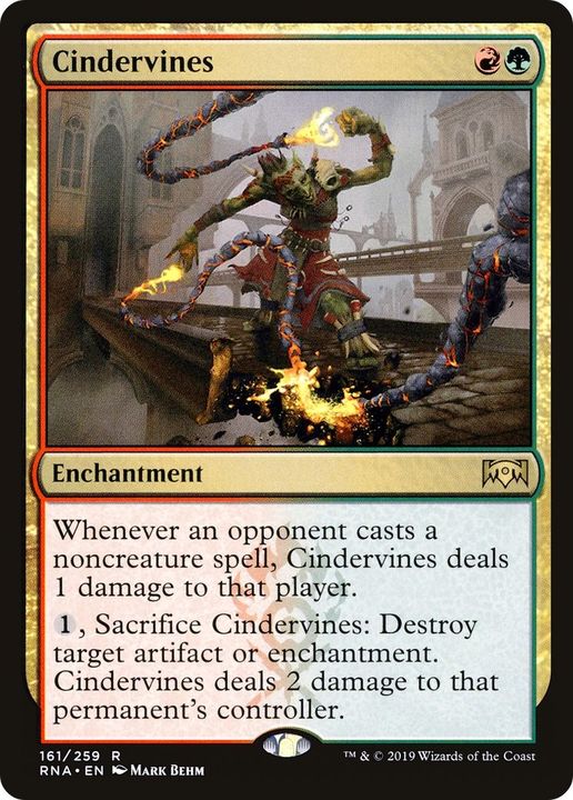 Cindervines in the group Magic the Gathering / Types / Enchantment / Enchantment at Proxyprinters.com (58256)