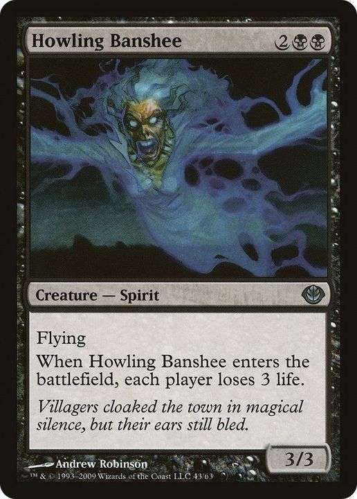 Howling Banshee in the group Magic the Gathering / Types / Colors / Black at Proxyprinters.com (58272)