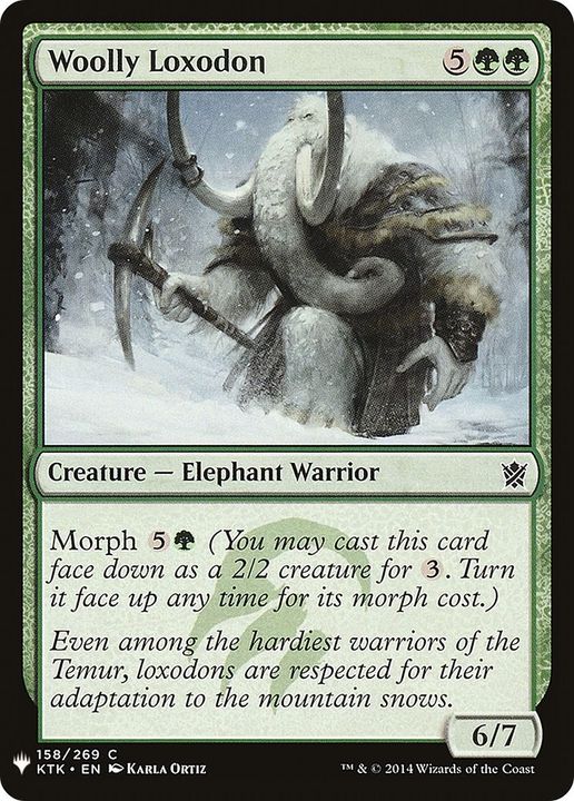 Woolly Loxodon in the group Magic the Gathering / Types / Creatures / Warrior at Proxyprinters.com (58298)