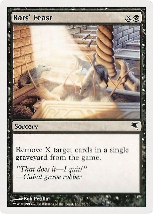 Rats' Feast in the group Magic the Gathering / Types / Colors / Black at Proxyprinters.com (58303)