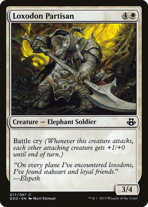 Loxodon Partisan in the group Singles at Proxyprinters.com (58308)