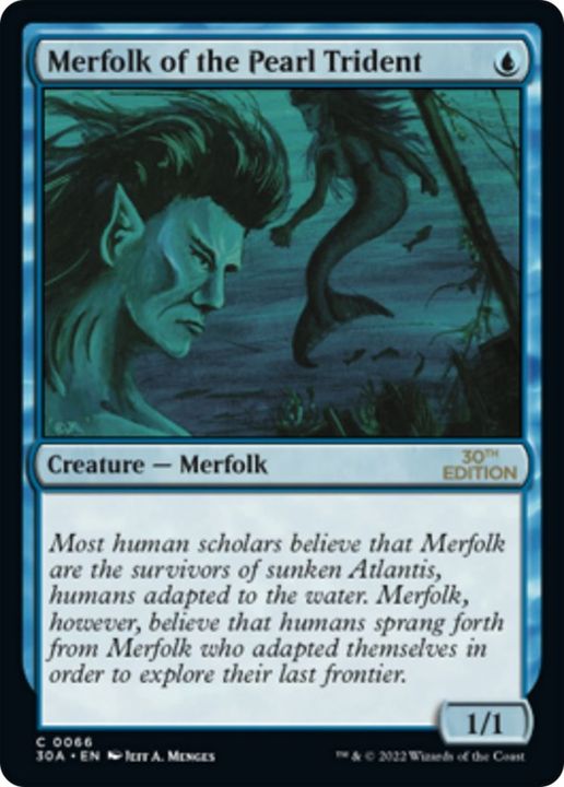 Merfolk of the Pearl Trident in the group Magic the Gathering / Types / Colors / Blue at Proxyprinters.com (58326)