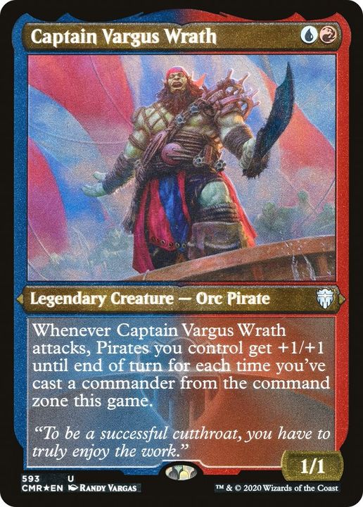 Captain Vargus Wrath in the group Magic the Gathering / Sets / Commander Legends at Proxyprinters.com (5834)