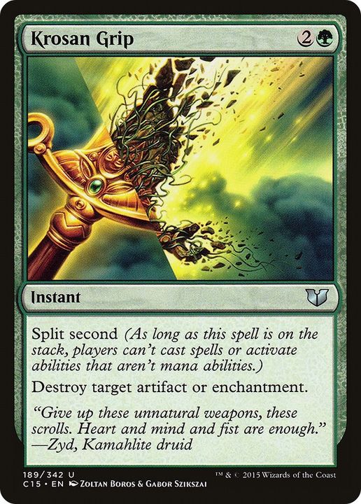 Krosan Grip in the group Magic the Gathering / Types / Colors / Green at Proxyprinters.com (58341)