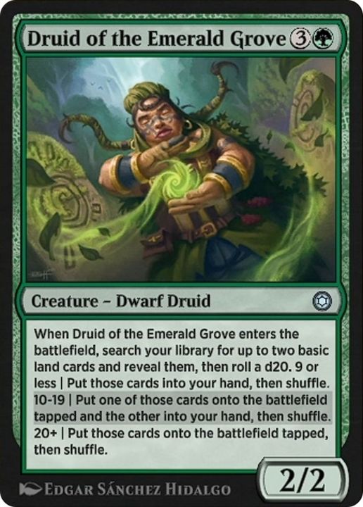 Druid of the Emerald Grove in the group Advanced search at Proxyprinters.com (58347)