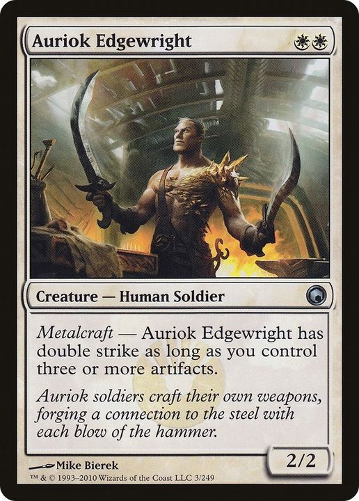 Auriok Edgewright in the group Magic the Gathering / Sets / Scars of Mirrodin at Proxyprinters.com (5838)