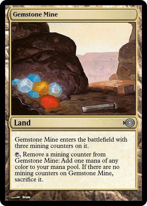 Gemstone Mine in the group Magic the Gathering / Types / Colors / Colorless at Proxyprinters.com (58396)