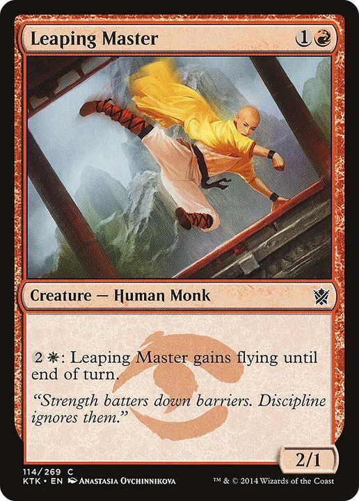 Leaping Master in the group Magic the Gathering / Types / Creatures / Human at Proxyprinters.com (5840)