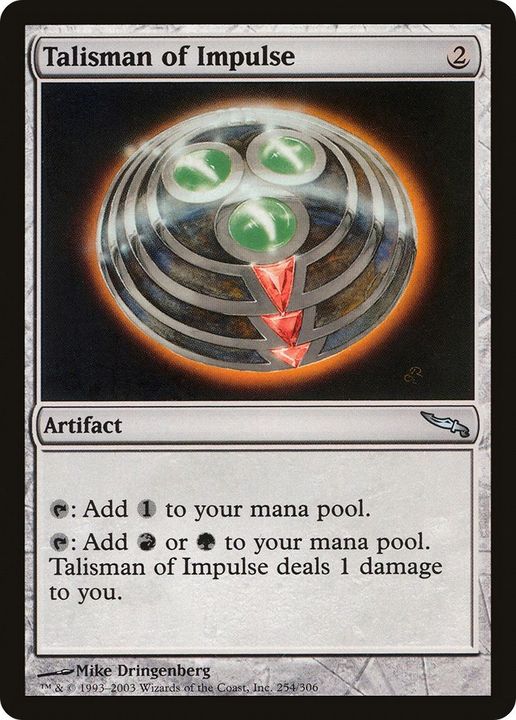 Talisman of Impulse in the group Magic the Gathering / Types / Artifacts / Artifact at Proxyprinters.com (58410)