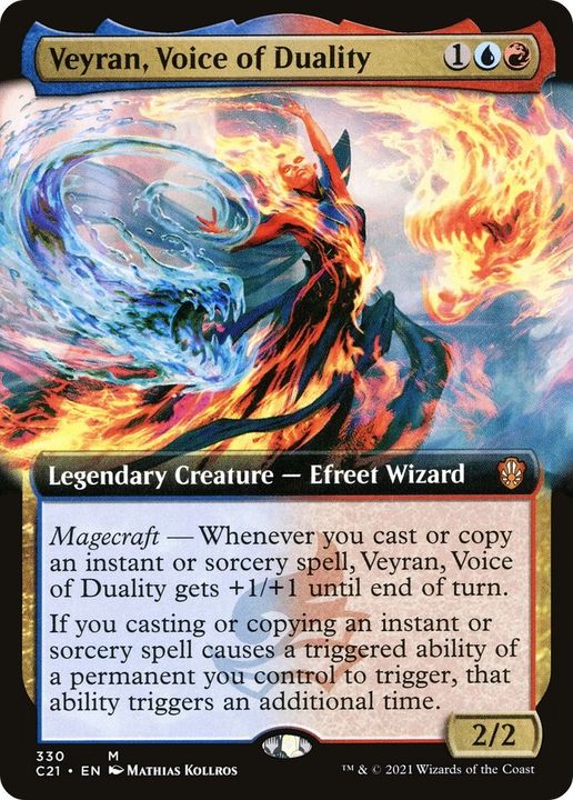 Veyran, Voice of Duality in the group Magic the Gathering / Types / Colors / Multicolors / R, U at Proxyprinters.com (58430)