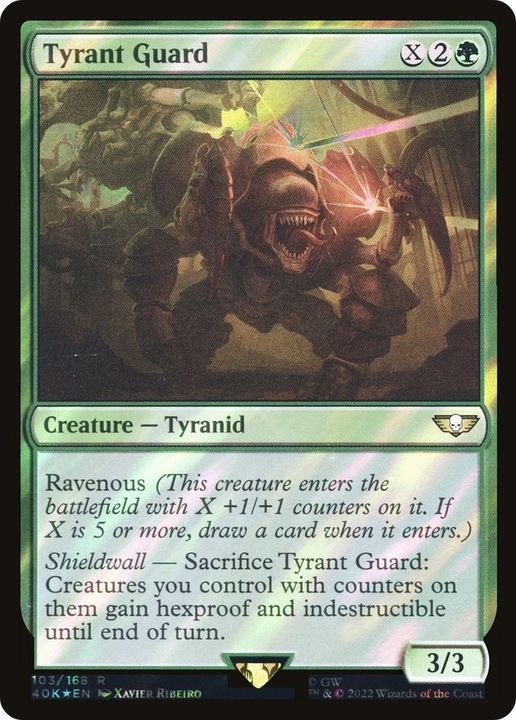 Tyrant Guard in the group Magic the Gathering / Sets / Warhammer 40,000 Tokens at Proxyprinters.com (58460)