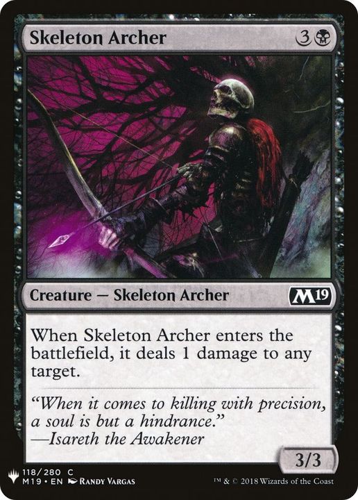 Skeleton Archer in the group Magic the Gathering / Types / Colors / Black at Proxyprinters.com (58468)