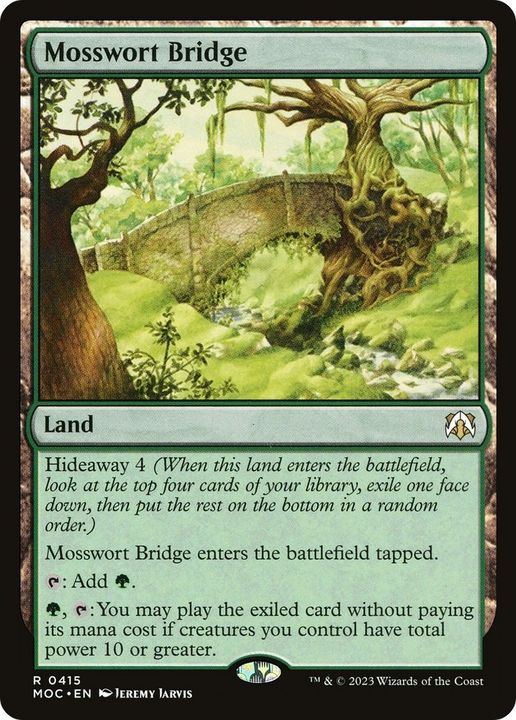 Mosswort Bridge in the group Magic the Gathering / Types / Colors / Colorless at Proxyprinters.com (58470)