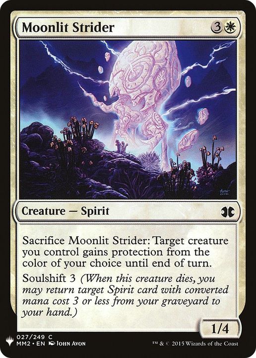 Moonlit Strider in the group Magic the Gathering / Types / Colors / White at Proxyprinters.com (58477)