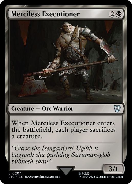 Merciless Executioner in the group Advanced search at Proxyprinters.com (58481)