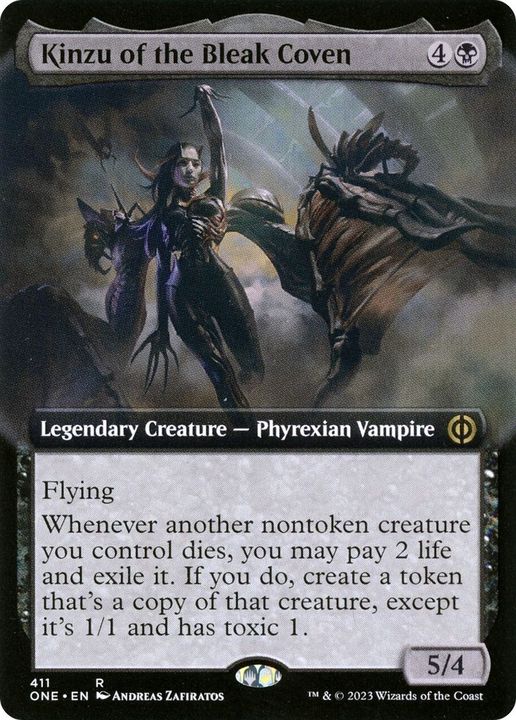 Kinzu of the Bleak Coven in the group Magic the Gathering / Sets / Phyrexia: All Will Be One at Proxyprinters.com (58482)