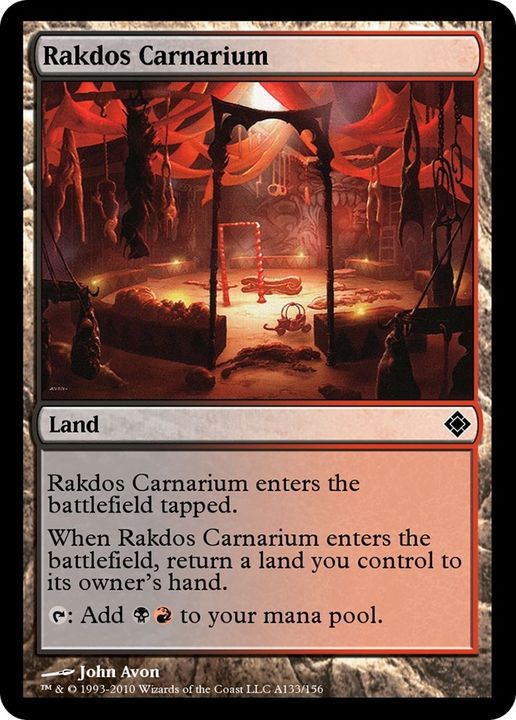 Rakdos Carnarium in the group Magic the Gathering / Types / Colors / Colorless at Proxyprinters.com (5849)