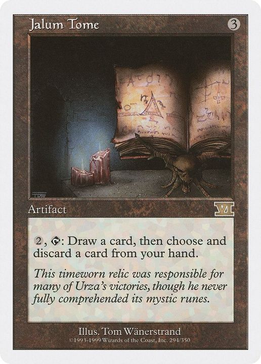 Jalum Tome in the group Magic the Gathering / Types / Artifacts / Artifact at Proxyprinters.com (58506)