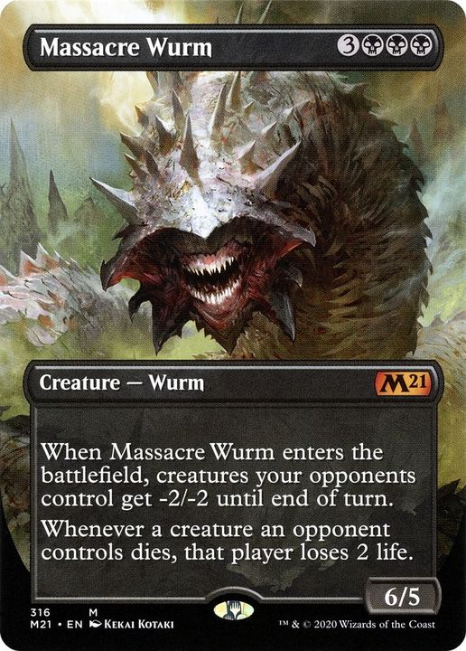 Massacre Wurm in the group Magic the Gathering / Sets / Core Set 2021 at Proxyprinters.com (58519)