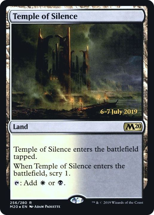 Temple of Silence in the group Magic the Gathering / Sets / Core Set 2020 Promos at Proxyprinters.com (58526)