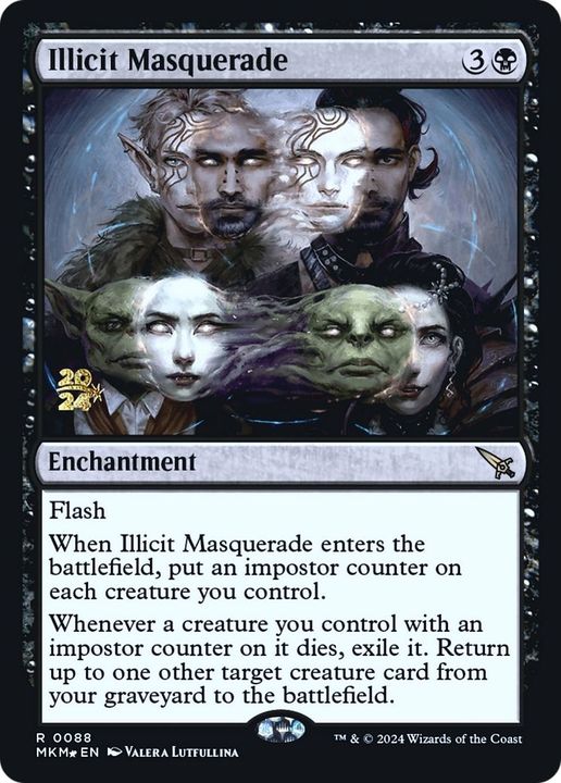 Illicit Masquerade in the group Magic the Gathering / Types / Enchantment / Enchantment at Proxyprinters.com (58548)