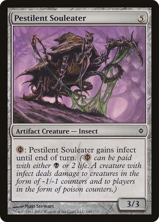 Pestilent Souleater in the group Magic the Gathering / Sets / New Phyrexia at Proxyprinters.com (58557)