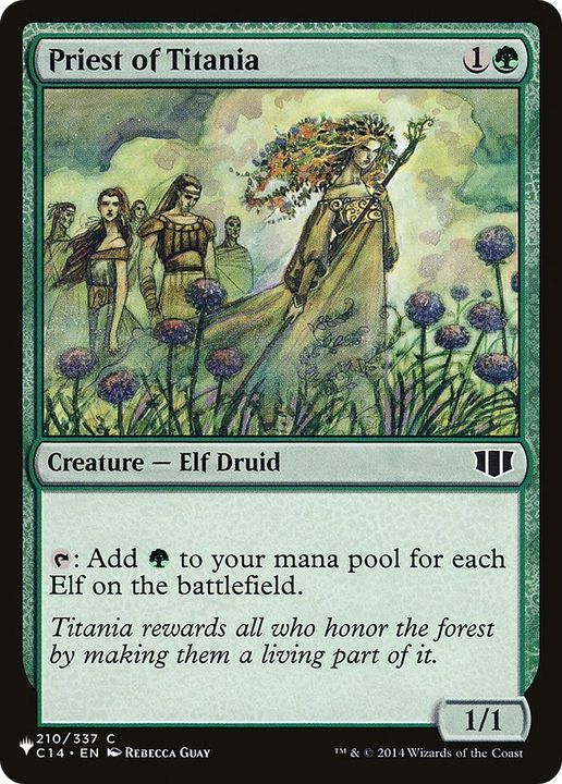 Priest of Titania in the group Magic the Gathering / Sets / The List at Proxyprinters.com (5860)