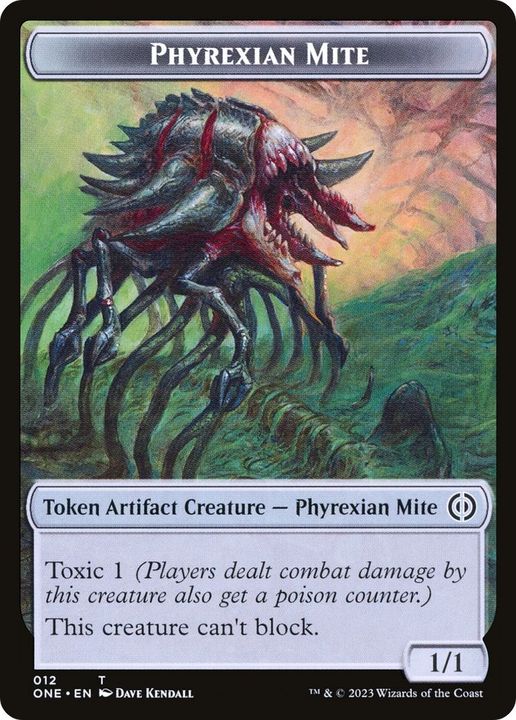 Phyrexian Mite in the group Magic the Gathering / Sets / Phyrexia: All Will Be One Tokens at Proxyprinters.com (58652)