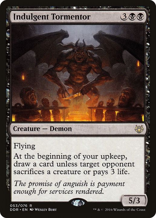 Indulgent Tormentor in the group Magic the Gathering / Types / Colors / Black at Proxyprinters.com (58661)