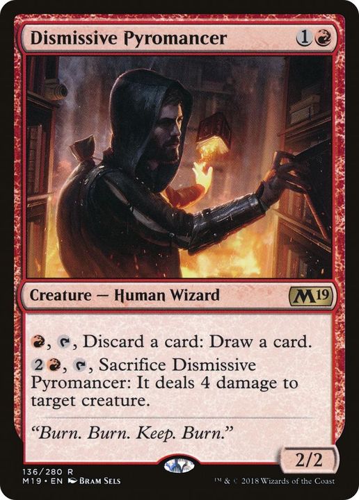 Dismissive Pyromancer in the group Magic the Gathering / Types / Creatures / Wizard at Proxyprinters.com (58688)