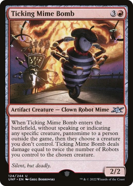 Ticking Mime Bomb in the group Magic the Gathering / Types / Colors / Red at Proxyprinters.com (58698)