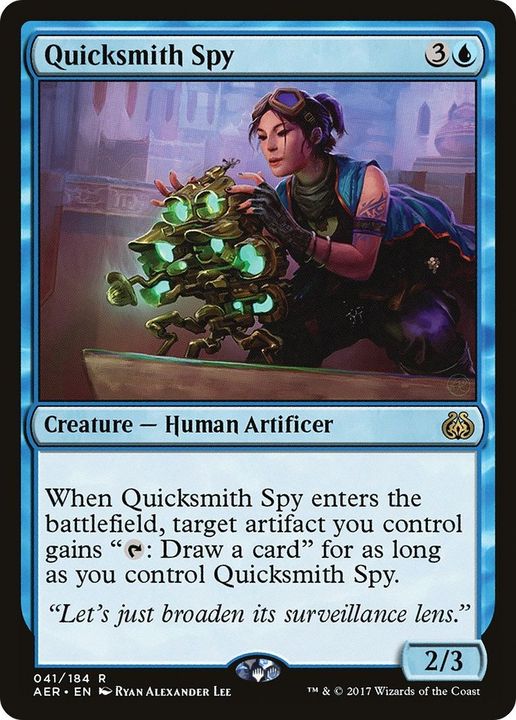 Quicksmith Spy in the group Magic the Gathering / Types / Creatures / Human at Proxyprinters.com (5871)